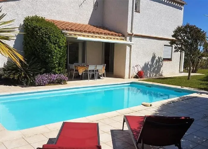 Villa 8 Personnes Avec Piscine Privative Secteur Golf- Proche - Climatisation Saint-Cyprien (Pyrenees-Orientales)